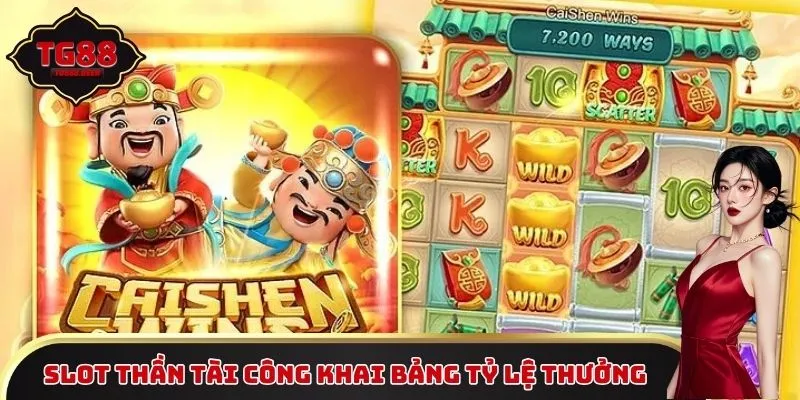 Slot Thần Tài công khai bảng tỷ lệ thưởng minh bạch
